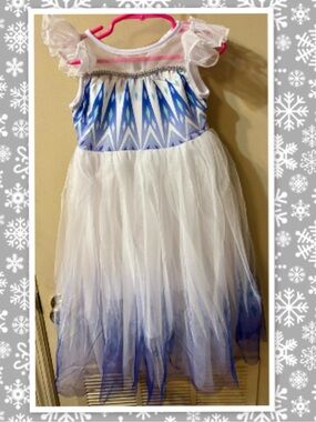 Frozen Elsa-style Dress for Kids ~ Size 4T ~ Princess Costume, Disney-Style